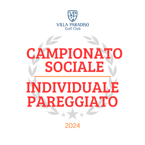 CAMPIONATO SOCIALE INDIVIDUALE PAREGGIATO 2024